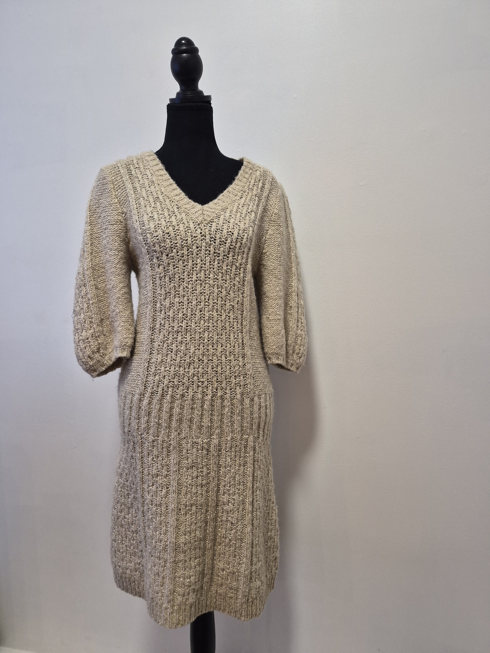 Kaisley Wool And Alpaca Blend Knit Sweater Dress